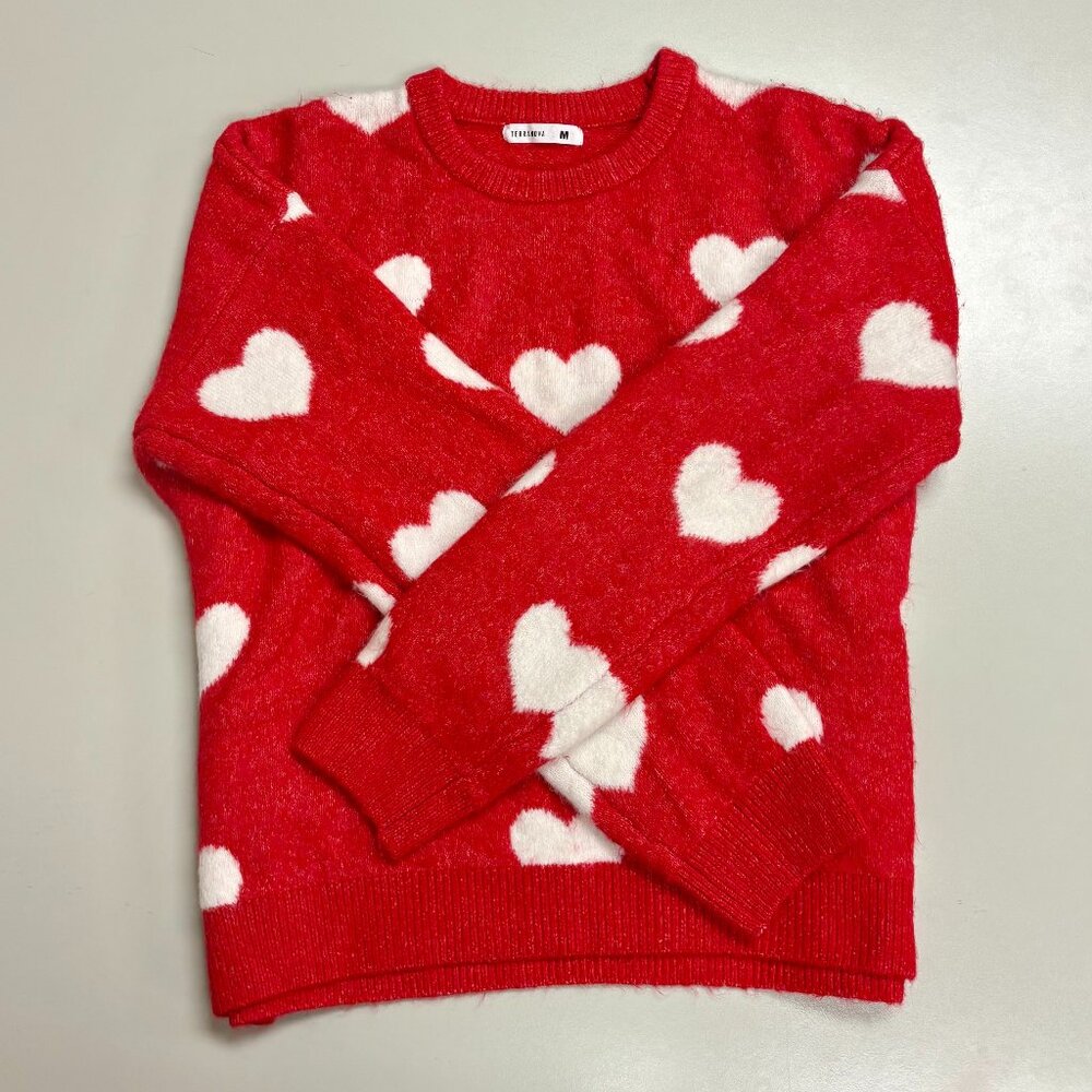 Terranova Oversized Heart Sweater
